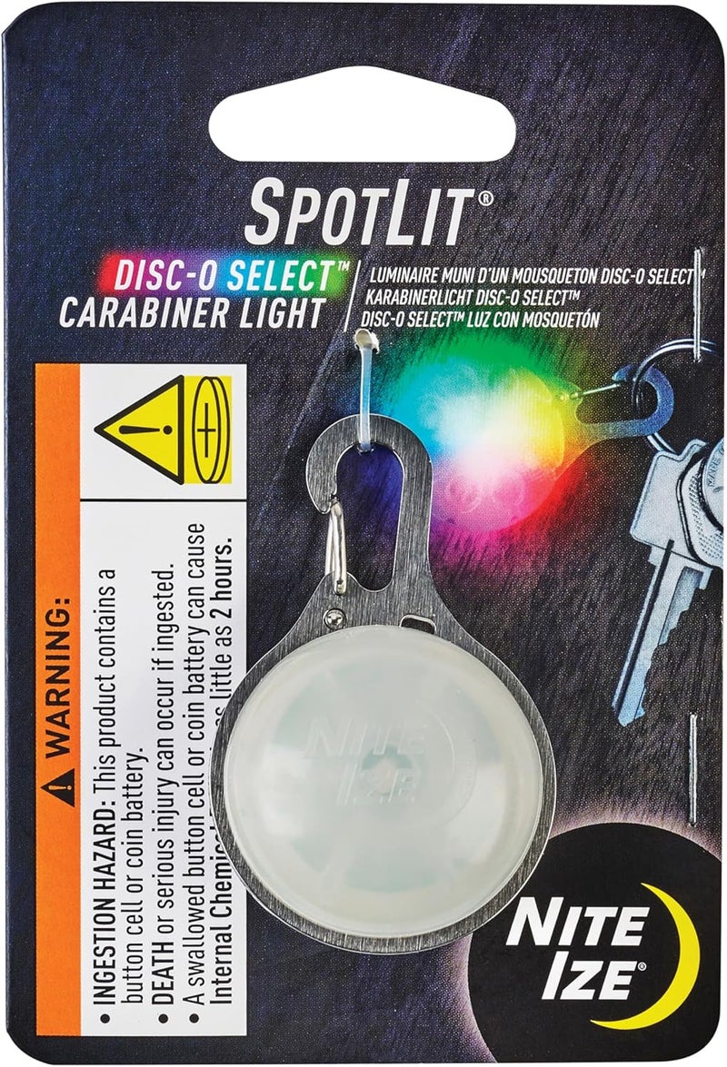 NiteIze SpotLit® Carabiner Light - Disc-O Select™ - Image 1